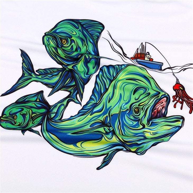 Mahi-mahi Fishing Long Sleeve T-Shirt