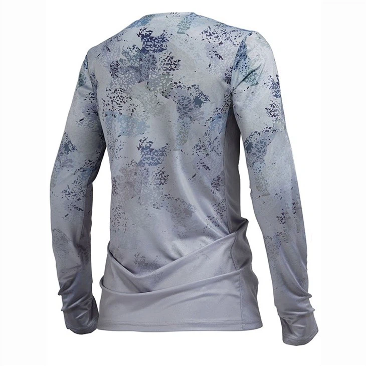 Women Long Sleeves T-Shirt-Gray2